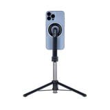Magnetic smartphone selfie tripod
