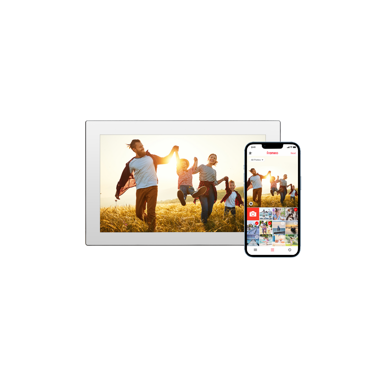 Smarter picture frame | 10 "Diagonal | WiFi | App Control | Model | Model 101