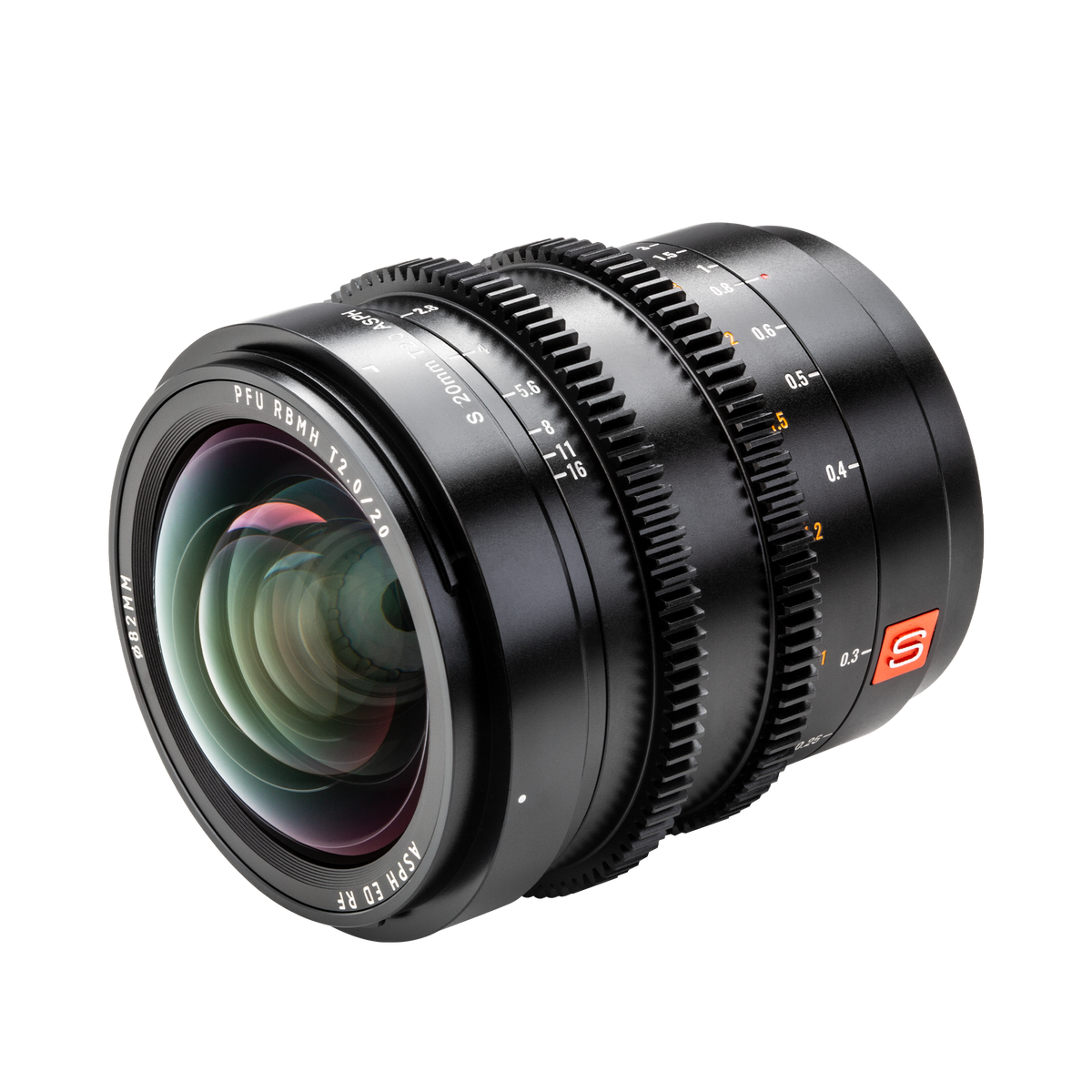 20mm T/2.0 cine lens with L mount