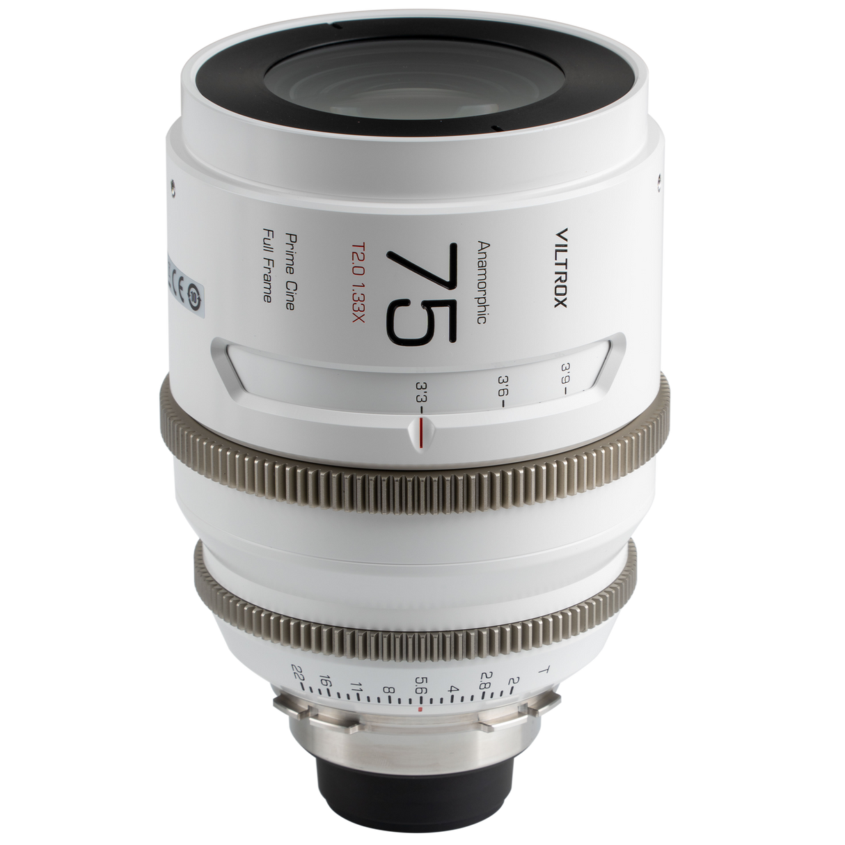 Anamorphic cine lens 75 mm T/2.0 1.33x with PL mount