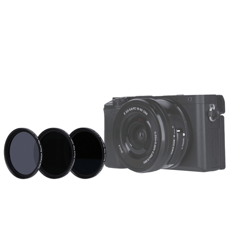 Rollei Filter Graufilter Set (ND8 / ND64 / ND1000) - kleine Rundfilter für DSLM-Kameras